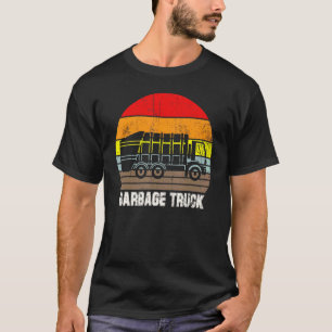 Camiseta Retro Vintage Reciclagem Sunset Kids Garbage