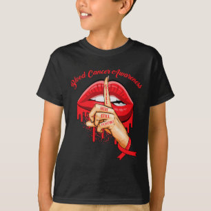Camiseta Retro Vintage Red Ribbon Sanguínea Sensibilização