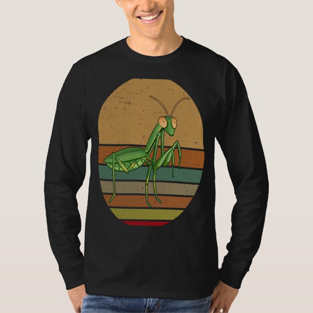 Camiseta Retro Vintage Rezando Mantis (Frente)