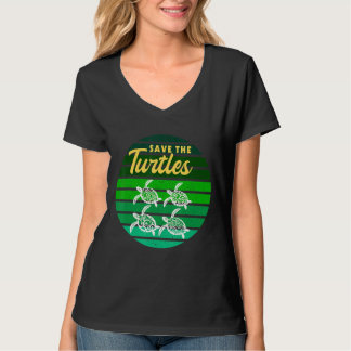 Camiseta Retro Vintage Salvar A Tartaruga Das Tartarugas Pa