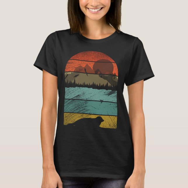 Camiseta Retro vintage Seal  and cute animal (Frente)