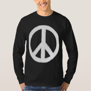 Camiseta Retro Vintage - Sinal de Paz Desenhado