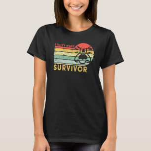 Camiseta Retro Vintage Stuffy Nose Sobrevivente Frio Sayin