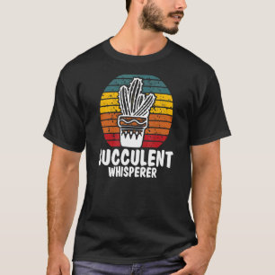 Camiseta Retro Vintage Suculenta Apaixonada Jardim de Cact