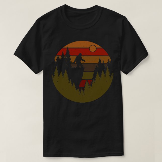Camiseta Retro Vintage Sunset (Frente do Design)