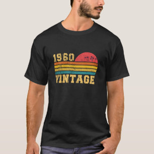 Camiseta Retro Vintage Sunset 1960 Aniversário