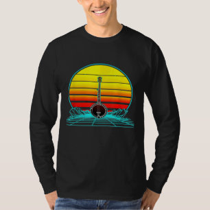Camiseta Retro Vintage Sunset Banjo
