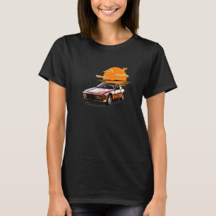 Camiseta Retro Vintage Sunset Car Tuning & Gaming