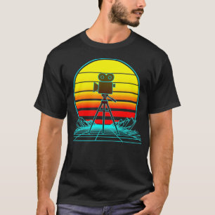 Camiseta Retro Vintage Sunset Film Maker _nxpl_nxpl