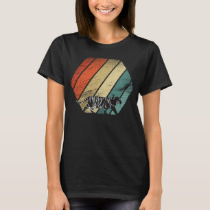 Camiseta Retro vintage Tiger e animal fofo