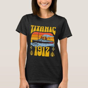 Camiseta Retro Vintage Titanic 1912 Cruzeiro Transatlântico