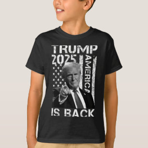 Camiseta Retro Vintage Trump América Está de Volta 2025 Ban