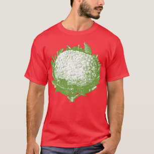 Camiseta Retro Vintage Vegetal Couve-flor Vegetari