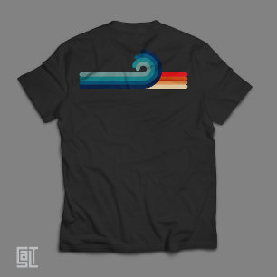 Camiseta Retro Vintage Vibração dos Anos Setenta Praia e On