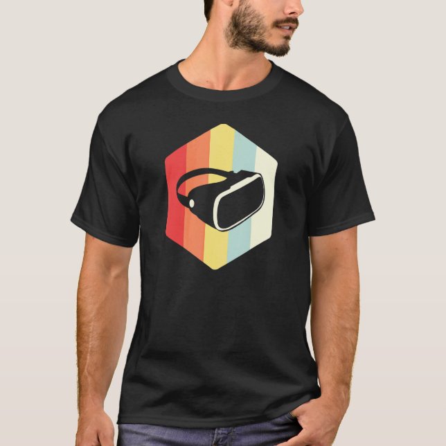 Camiseta Retro Vintage Vr Developer Gamer Realidade Virtual (Frente)