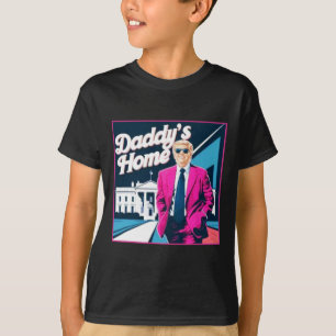 Camiseta Retro Vintage White House Patriota Bem-Vindo Lar