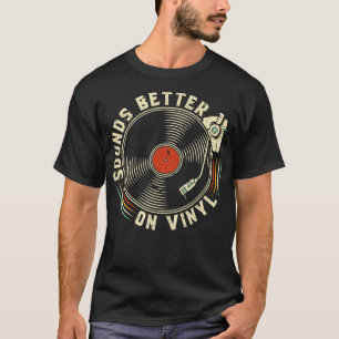 Camiseta Retro Vinyl Records Vintage LP Record