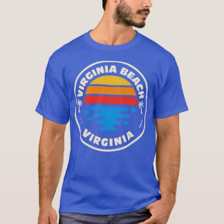 Camiseta Retro Virginia Beach Virginia Vintage Beach Emblem