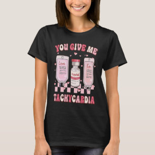 Camiseta Retro Você Me Dá Taquicardia Enfermeira de UTI Vid