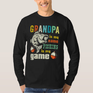Camiseta Retro Vovô Bass Pescador Bass Pesca Vovô