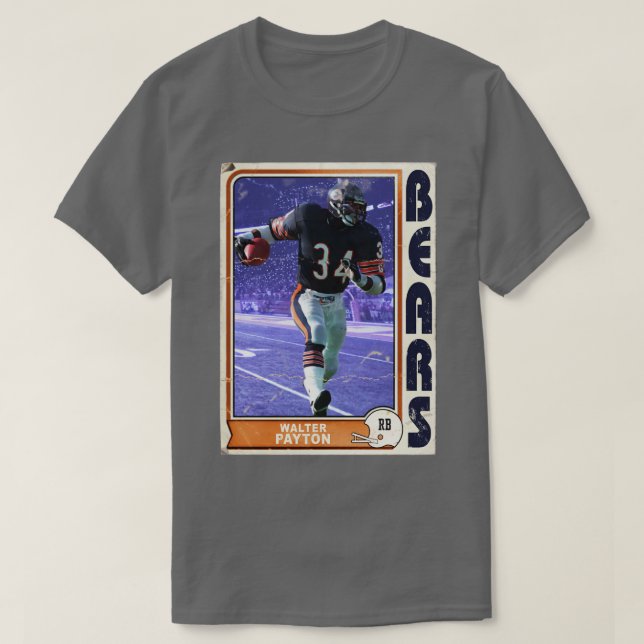 Camiseta Retro Walter Payton Trading d (Frente do Design)
