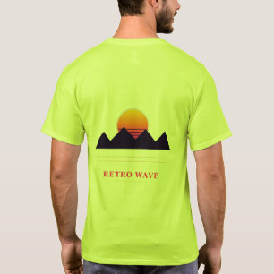 Camiseta Retro Wave Synthwave Pôr do Sol