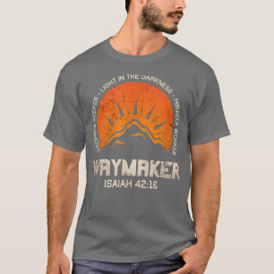 Camiseta Retro Waymaker Promise Keeper Milagre Trabalhador