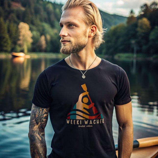 Camiseta Retro Weeki Wachee Kayaking (Criador carregado)