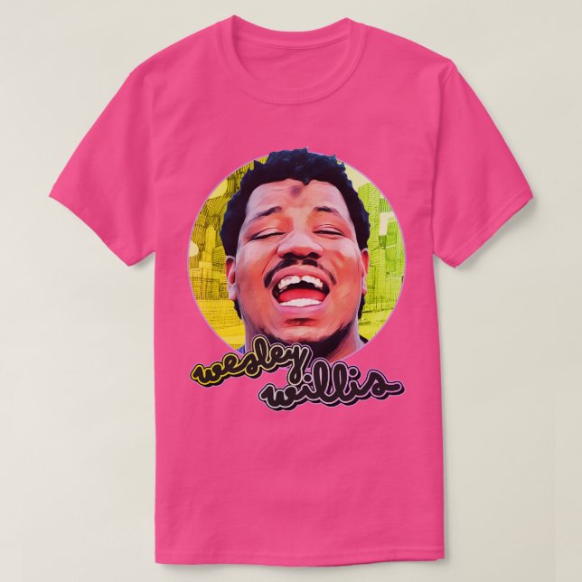 Camiseta Retro Wesley Willis Tributo Visual (Frente do Design)