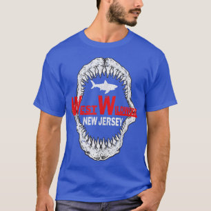 Camiseta Retro West Wildwood New Jersey Vintage Shark Teeth