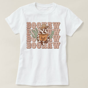 Camiseta Retro Western Cowboy Ghost Boo Halloween