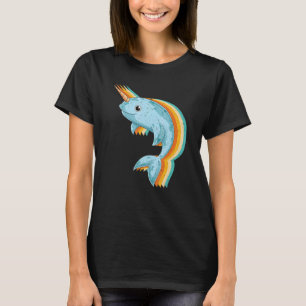 Camiseta Retro Whale Ocean Animal Mammal Sea Creature Narur
