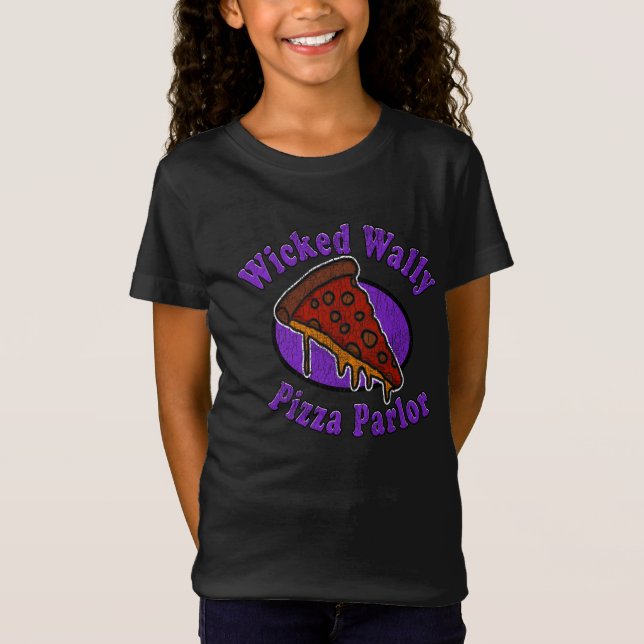 Camiseta Retro Wicked Wally's Pizzaria (Frente)