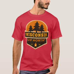 Camiseta Retro Wisconsin Up Norte