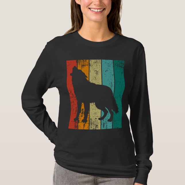 Camiseta Retro Wolf (Frente)