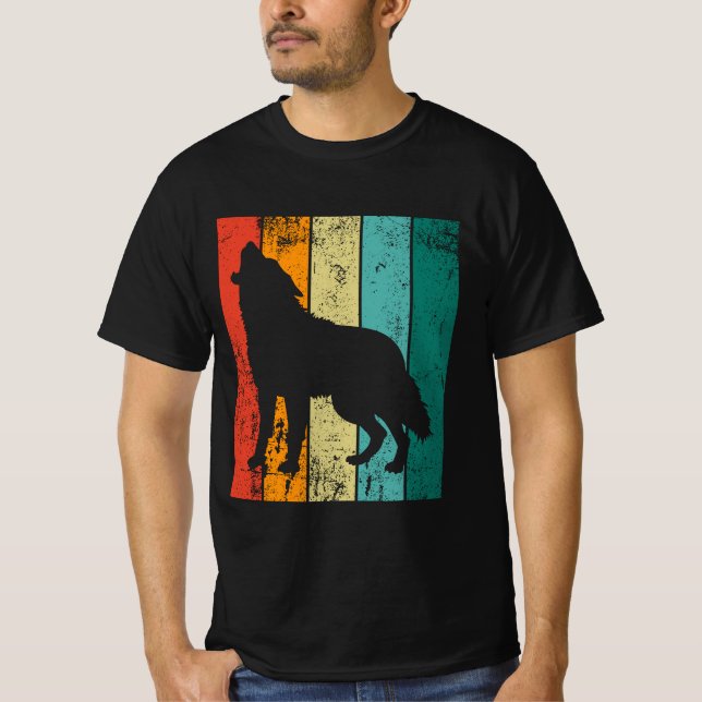 Camiseta Retro Wolf (Frente)