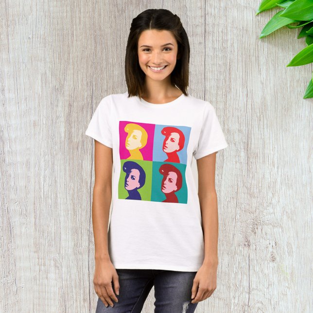 Camiseta Retro Women Pop Art (Criador carregado)