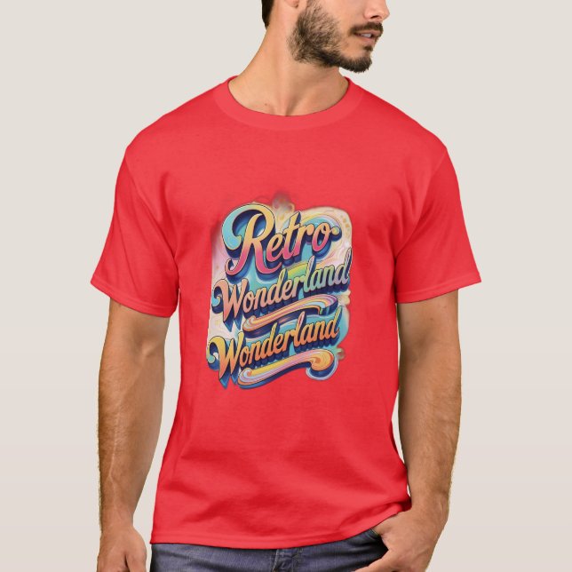 Camiseta Retro Wonderland (Frente)