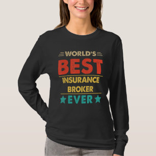 Camiseta Retro World's Best Insurance Broker