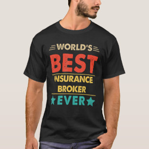 Camiseta Retro World's Best Insurance Broker