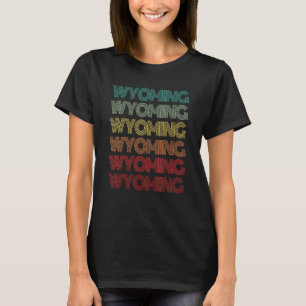 Camiseta Retro Wyoming Home Roots Férias da Família Cheyenn