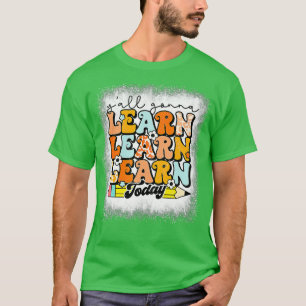 Camiseta Retro Yall Vai Aprender Hoje O Professor Estudante