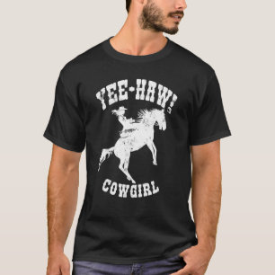 Camiseta Retro Yee Haw Howdy País Ocidental Cowgi Sul