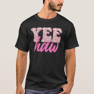 Camiseta Retro Yee Haw Howdy Rodeo País Ocidental Sul
