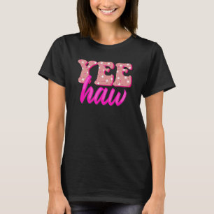 Camiseta Retro Yee Haw Howdy Rodeo País Ocidental Sul