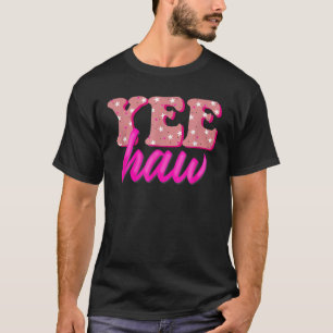Camiseta Retro Yee Haw Howdy Rodeo País Ocidental Sul
