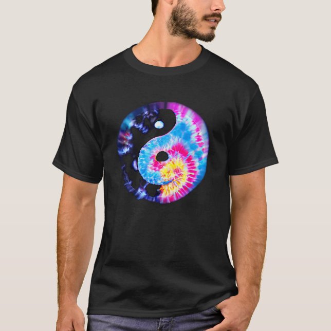 Camiseta Retro YIN YANG Vibes Yoga Meditation Chi Gong Ying (Frente)