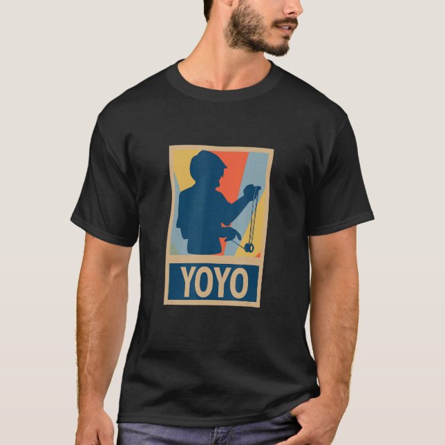 Camiseta Retro Yoyo Yoyo Toy Game Pastime YOYO (Frente)