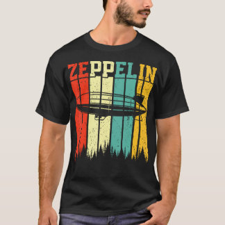 Camiseta Retro Zeppelin 70s 80s Dirigível Navio Zepelin Z