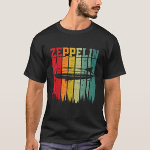 Camiseta Retro Zeppelin 70s 80s Dirigível Navio Zepelin Z